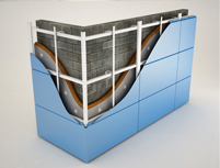 Система вентилируемых фасадов для металлической облицовки в Оренбурге
