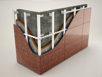 Система вентилируемых фасадов для натурального и искусственного камня в Оренбурге 